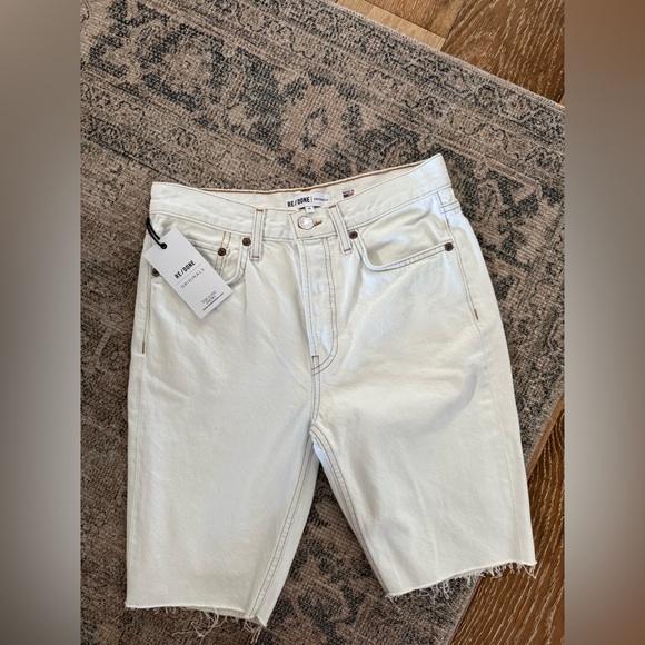 Re/done originals the long short white wash sz 25 - Picture 7 of 12